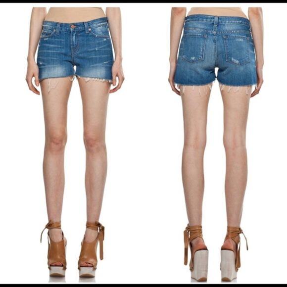 J Brand Libra Cut-Off Jean Shorts - Picture 1 of 7